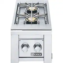 Lynx - Double Side Burner - Stainless Steel
