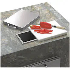 Angle. Lynx - Trash Chute - stainless steel.