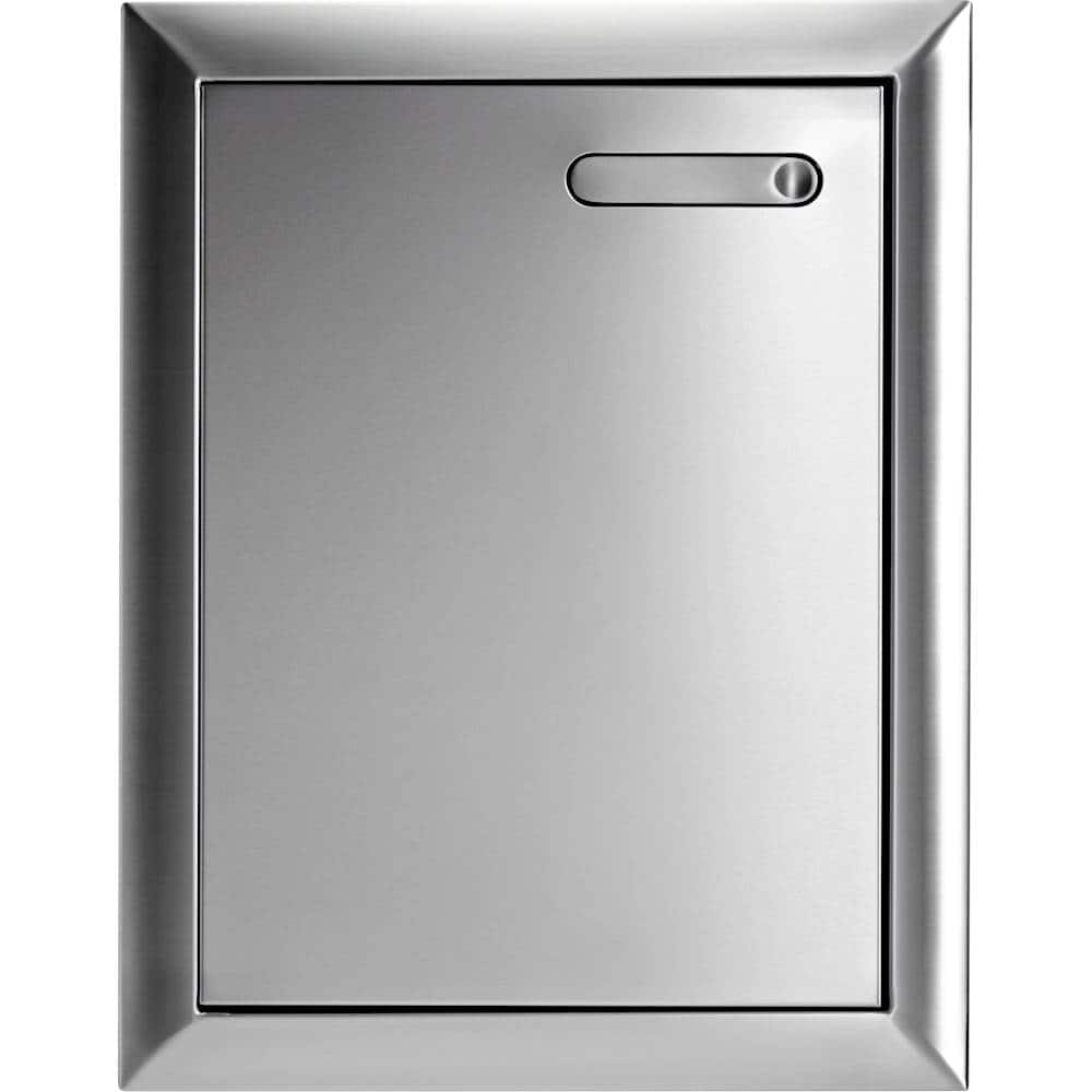 Front. Lynx - 18" Single Access Door - Stainless Steel.