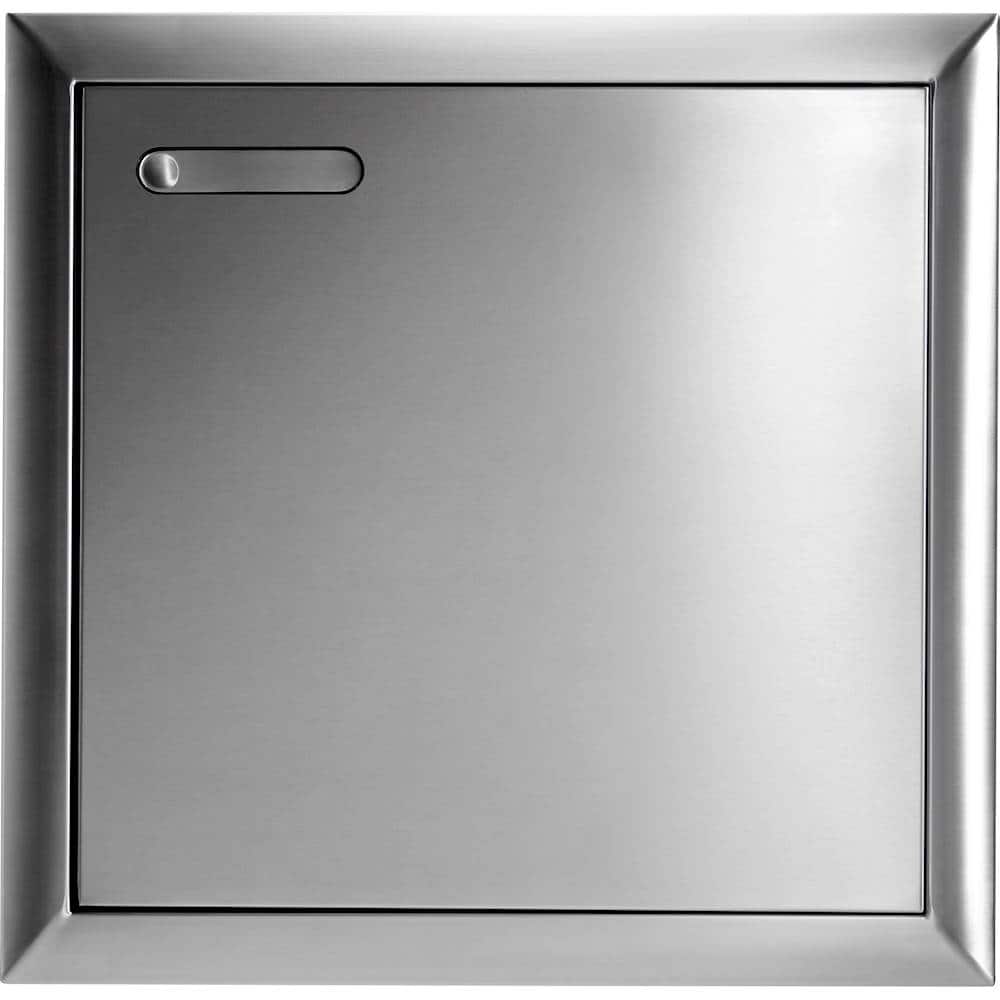 Front. Lynx - Ventana 24" Built-In Access Door (Right Hinge) - Stainless Steel.