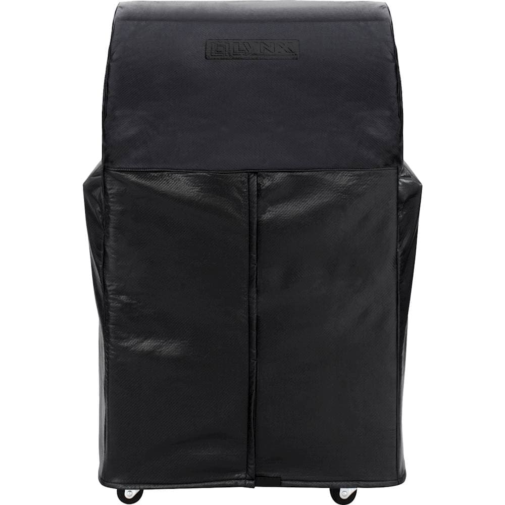 Angle. Lynx - Cover for Lynx Professional 30" Freestanding Grill with Side Burner - Black.