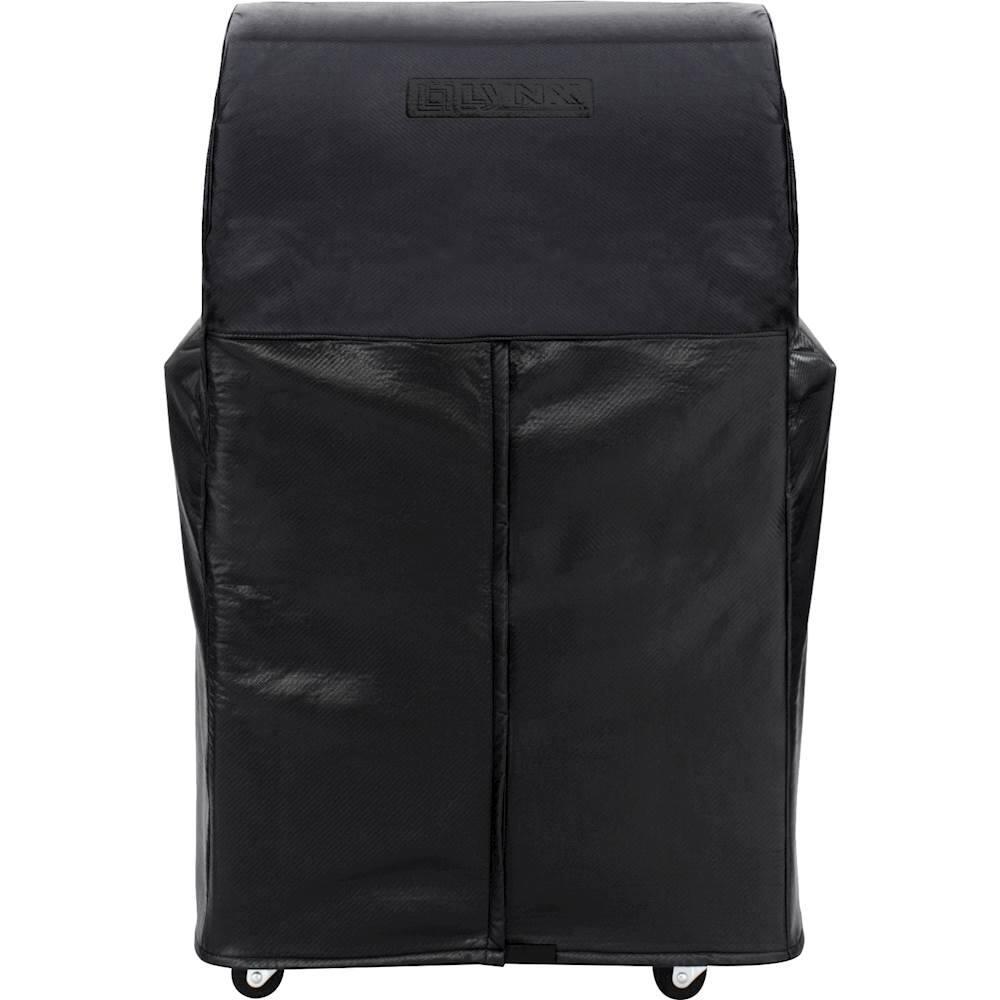 Angle. Lynx - Cover for Lynx Professional 30" Freestanding Grill with Side Burner - Black.