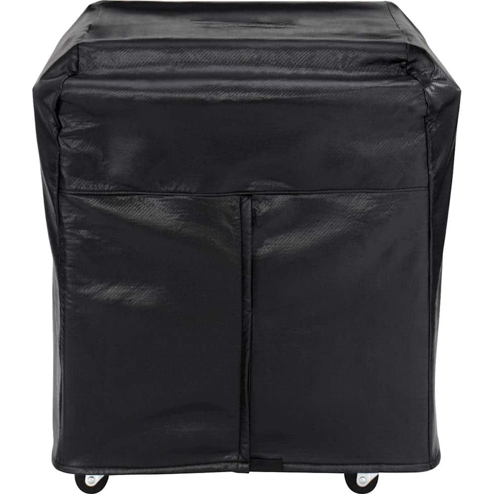 Angle. Lynx - Cover for Lynx Asado 30" Freestanding Cooktop - Black.