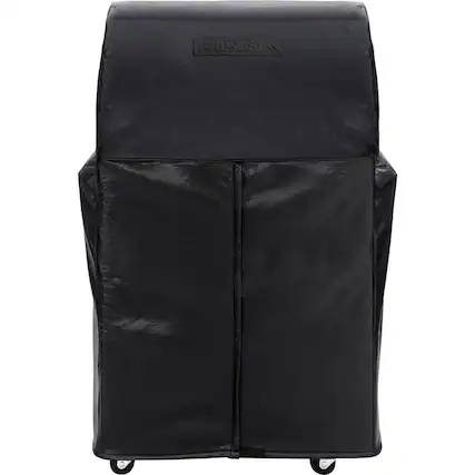 Angle. Lynx - Cover for Lynx Professional 36" Freestanding Grill - Black.