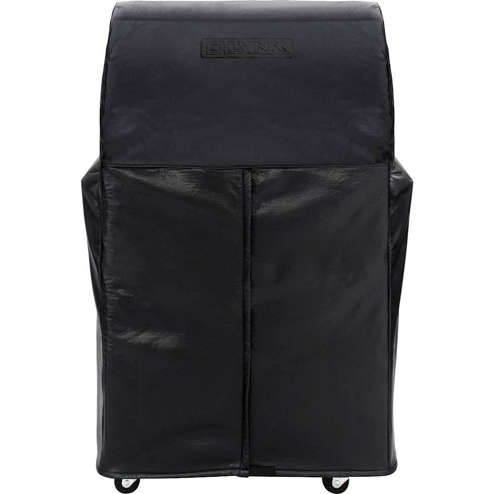 Angle. Lynx - Cover for Lynx Professional 36" Freestanding Grill - Black.