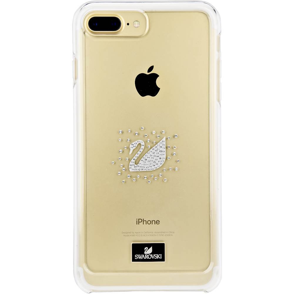 case for apple iphone 7 plus - silver/transparent
