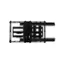 Alt View 15. Kanto - Full Motion TV Wall Mount for Most 39" - 80" TVs - Extends 24.1" - Black.