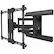 Angle. Kanto - Full Motion TV Wall Mount for Most 37" - 80" TVs - Extends 22" - Black.