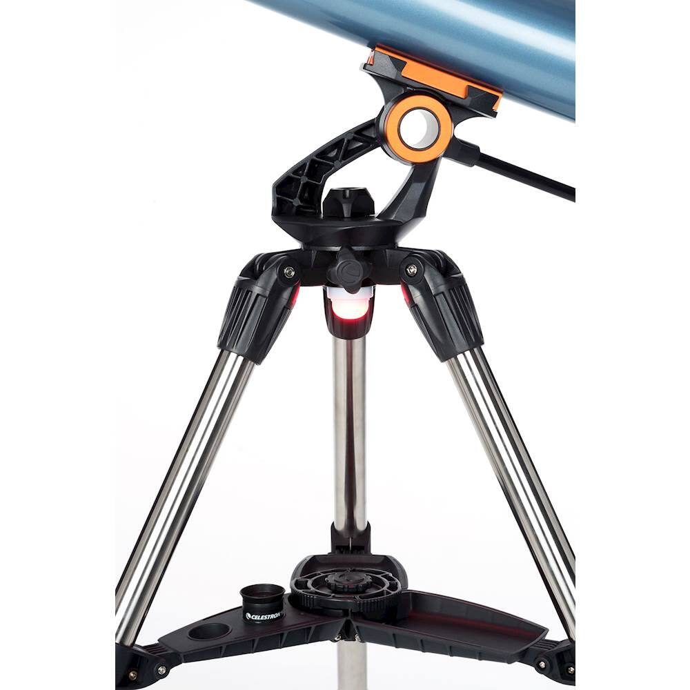Alt View 15. Celestron - Inspire series 100AZ 100mm Refractor Telescope - Blue/black.