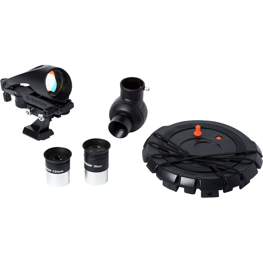 Alt View 18. Celestron - Inspire series 100AZ 100mm Refractor Telescope - Blue/black.