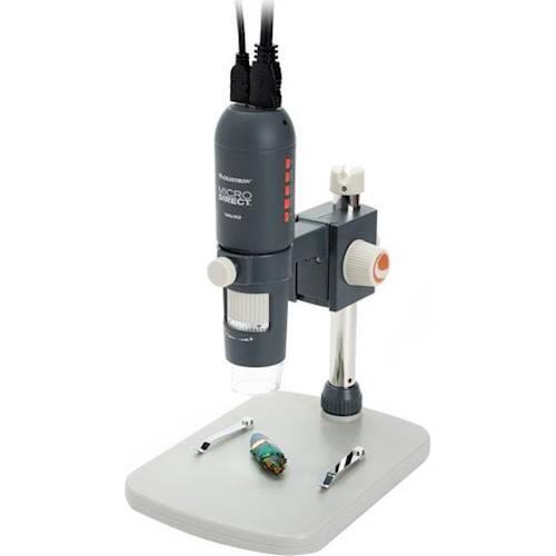 Alt View 12. Celestron - Microdirect 1080p HDMI Handheld Digital Microscope - Gray.