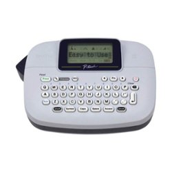 Brother - P-touch, PT-M95, Handy Label Maker, 9 Type Styles, 8 Deco Mode Patterns - Blue Gray and Navy - Front_Zoom