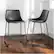 Alt View 14. Walker Edison - Industrial Faux Leather Counter Stool (Set of 2) - Black.