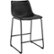 Alt View Zoom 18. Walker Edison - Industrial Faux Leather Counter Stool (Set of 2) - Black.