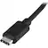 Alt View 11. StarTech.com - 0.15' Adapter Cable for 2.5” SATA Drives (USB-C to SATA) - Black.