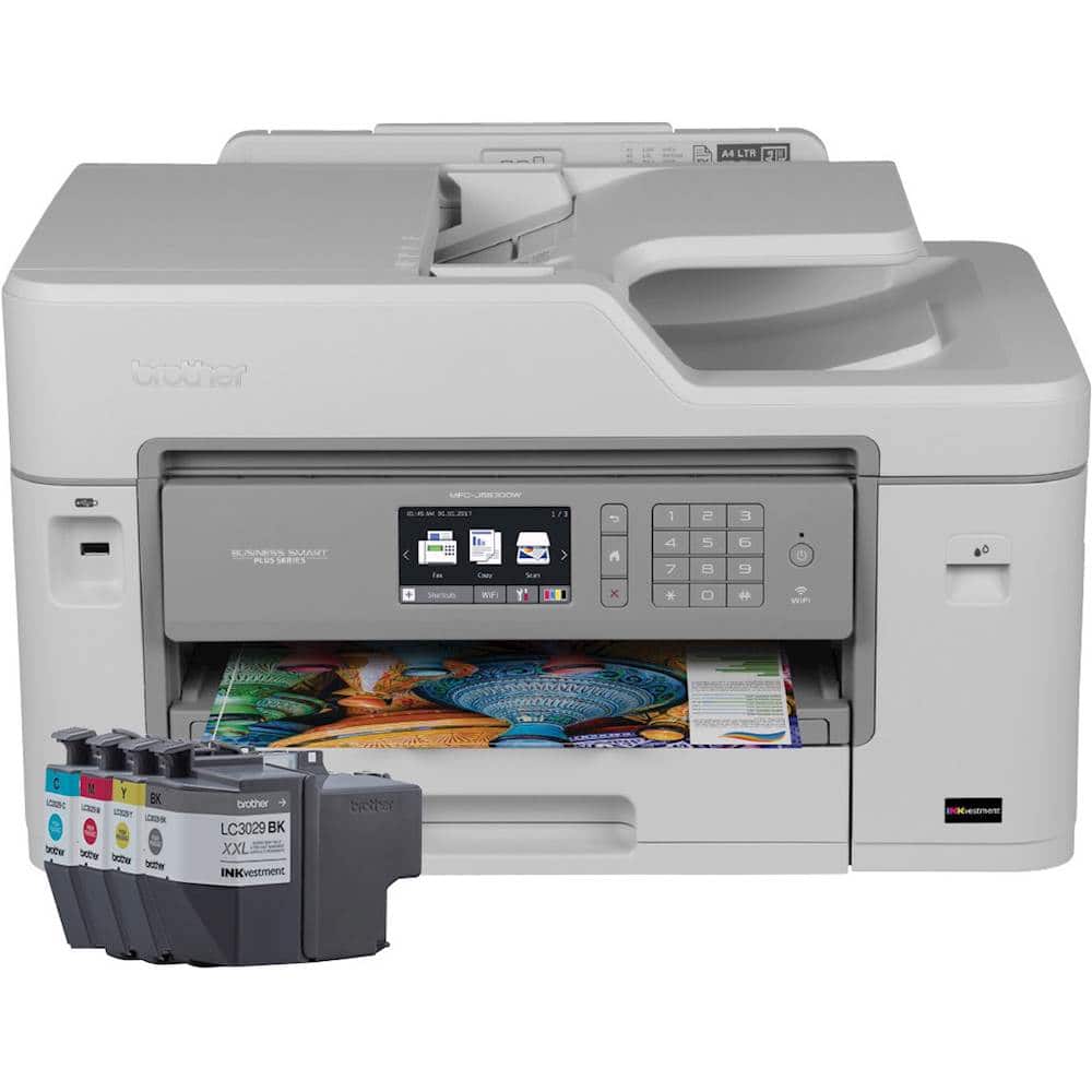 Brother - Business Smart Plus MFC-J5830DW Wireless All-In-One Printer - Larger Front
