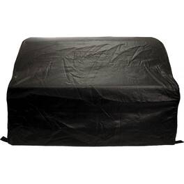 Lynx - 54" Carbon Fiber Vinyl Cover for Built-in Grills - Black