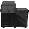 Angle. Lynx - Cover for Lynx Napoli Outdoor Freestanding Oven - Black.