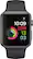Left. Apple - Geek Squad Certified Refurbished Apple Watch Series 1 42mm Space Gray Aluminum Case Black Sport Band - Space Gray Aluminum.