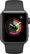Left. Apple - Geek Squad Certified Refurbished Apple Watch Series 2 42mm Space Gray Aluminum Case Black Sport Band - Space Gray Aluminum.