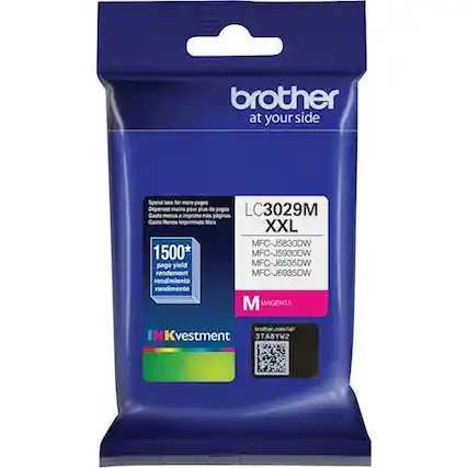 Front. Brother - LC3029M XXL Super High-Yield Ink Cartridge - Magenta.