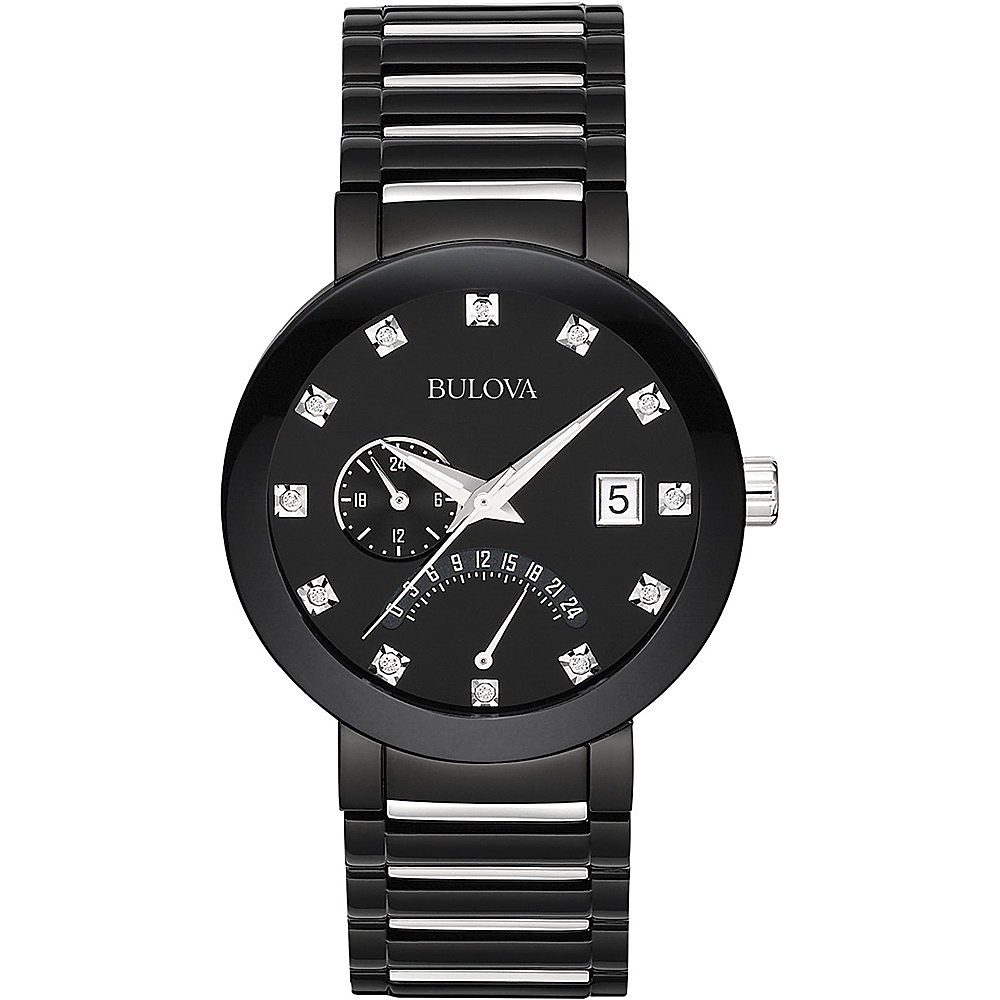 Best Buy: Bulova Diamonds Quartz Wristwatch Black 98D109