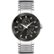 Front Zoom. Bulova - Classic Quartz Wristwatch - Silver/black.