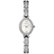 Front Zoom. Bulova - Crystal Quartz Wristwatch - White/silver.