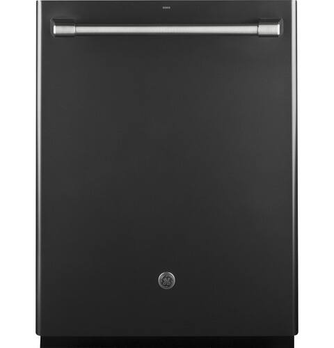 GE - Café Series 24" Built-In Dishwasher - Black slate - Larger Front