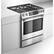 Alt View 2. Bosch - Benchmark 4.8 Cu. Ft. Self-Cleaning Slide-In Gas Convection Range - Stainless steel.