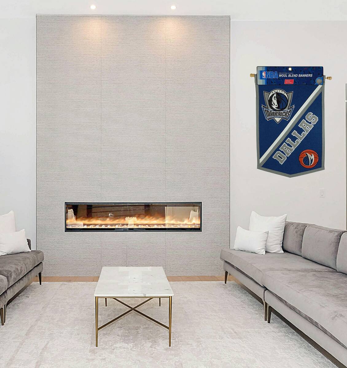 NBA WOOL BLEND BANNERS  
DALLAS MAVERICKS