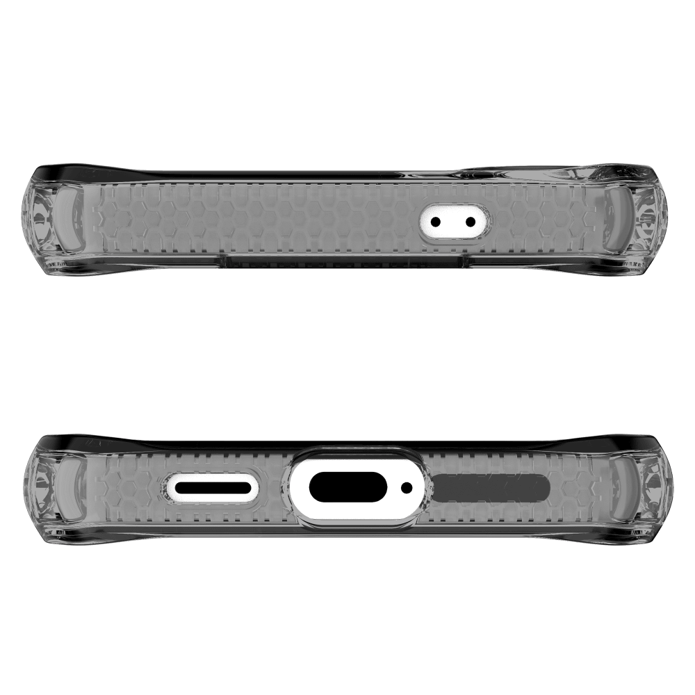 Alt View 2. Itskins - Hybrid_R Clear MagSafe Case for Samsung Galaxy S25 Plus - Black.