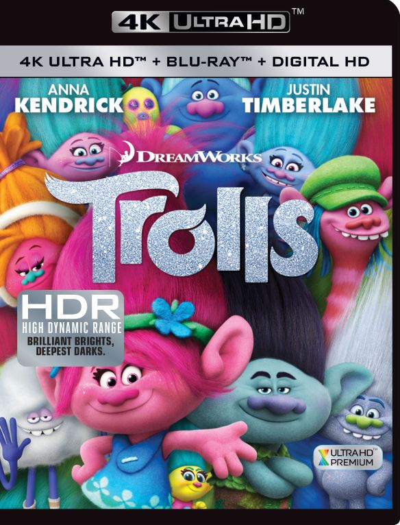  Trolls [Includes Digital Copy] [4K Ultra HD Blu-ray/Blu-ray] [2016]