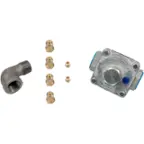 Front. Lynx - Liquid Propane to Natural Gas Conversion Kit for Most Lynx Professional Side Burners - Silver.