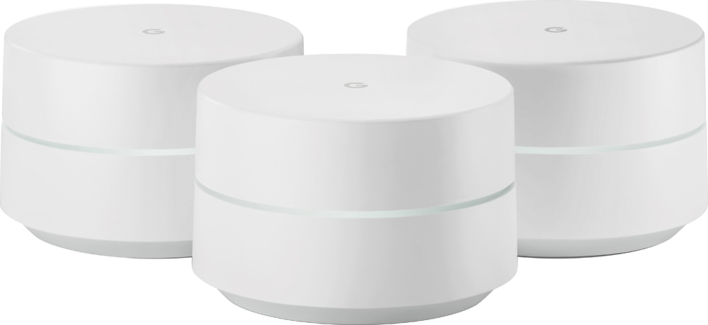 skrå politik Donau Google Wifi AC1200 Dual-Band Mesh Wi-Fi System (3-Pack) White NLS-1304-25  3-PACK - Best Buy