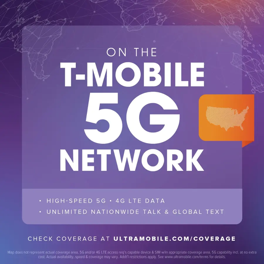 Alt View 16. Ultra Mobile - 1-Month 3GB Prepaid SIM Card - Orange.