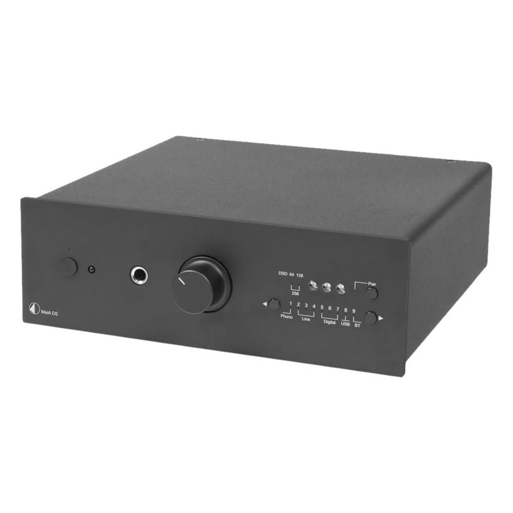 Angle View: Pro-Ject - 120W 2.0-Ch. Amplifier - Black