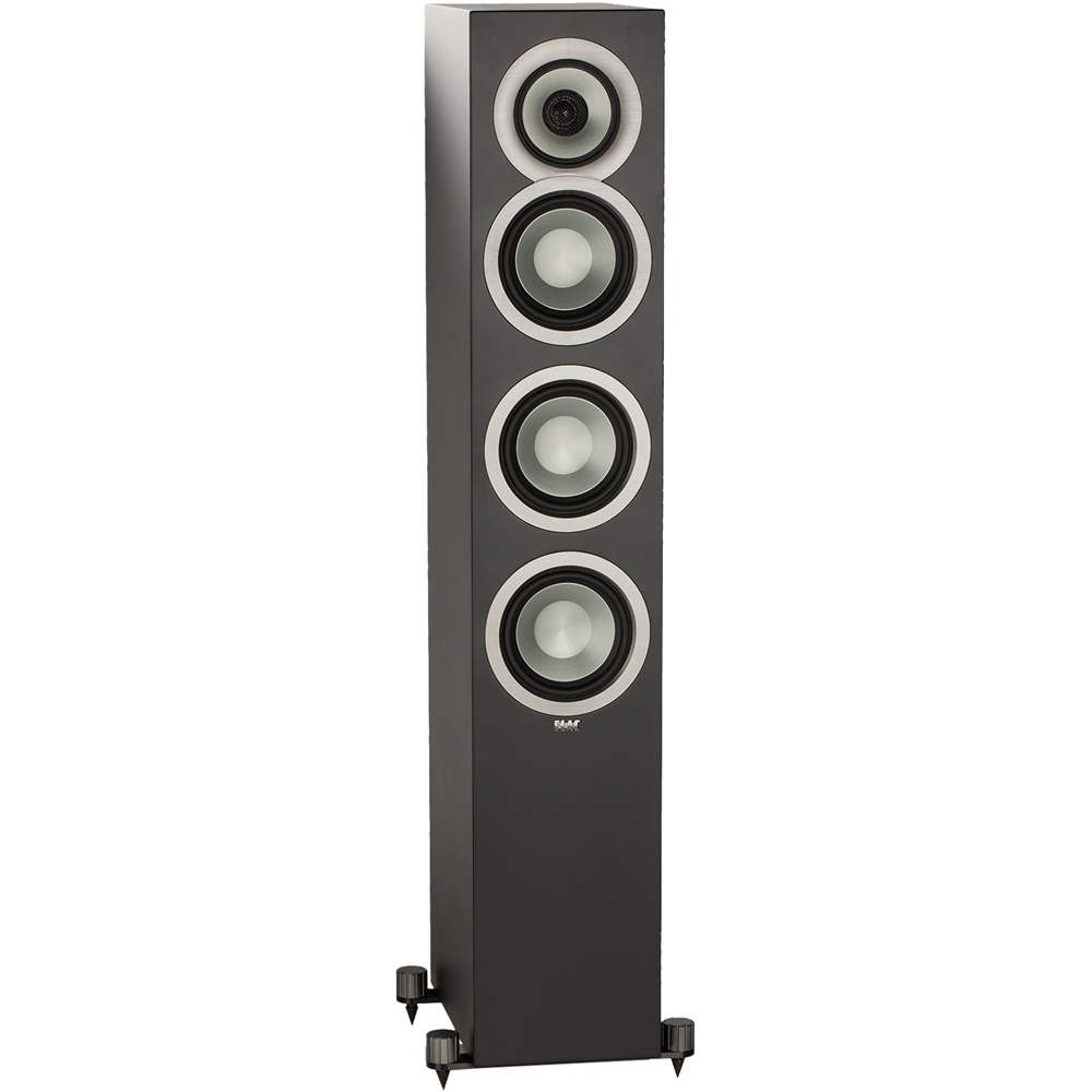 Left View: ELAC - Uni-Fi 5-1/4" 140-Watt Passive 3-Way Floor Speaker (Each) - Satin black