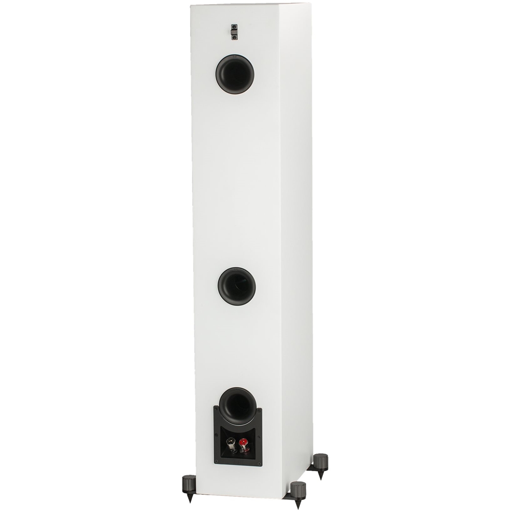 Back View: ELAC - Uni-Fi 5-1/4" 140-Watt Passive 3-Way Floor Speaker (Each) - Satin white