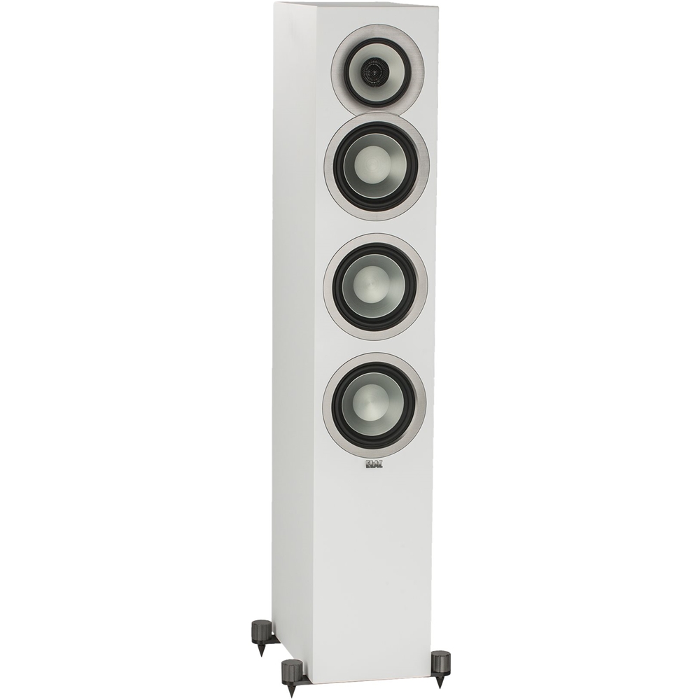 Left View: ELAC - Uni-Fi 5-1/4" 140-Watt Passive 3-Way Floor Speaker (Each) - Satin white