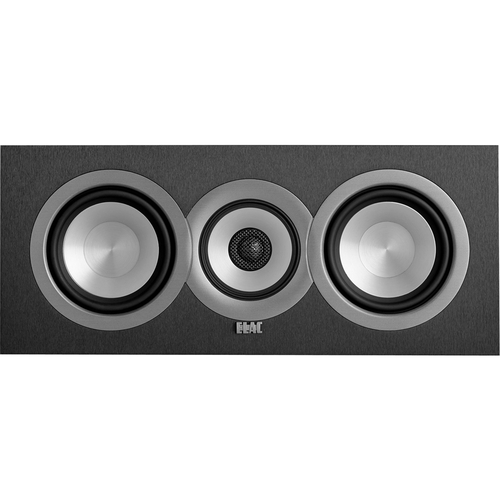 ELAC - Uni-Fi Dual 5-1/4" 140-Watt Passive 3-Way Center-Channel Speaker - Black