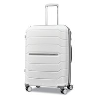 Samsonite - Freeform 24" Expandable Spinner Suitcase - White - Front_Zoom