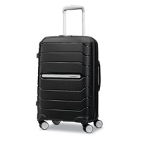Samsonite - Freeform 21" Expandable Spinner Suitcase - Black - Front_Zoom