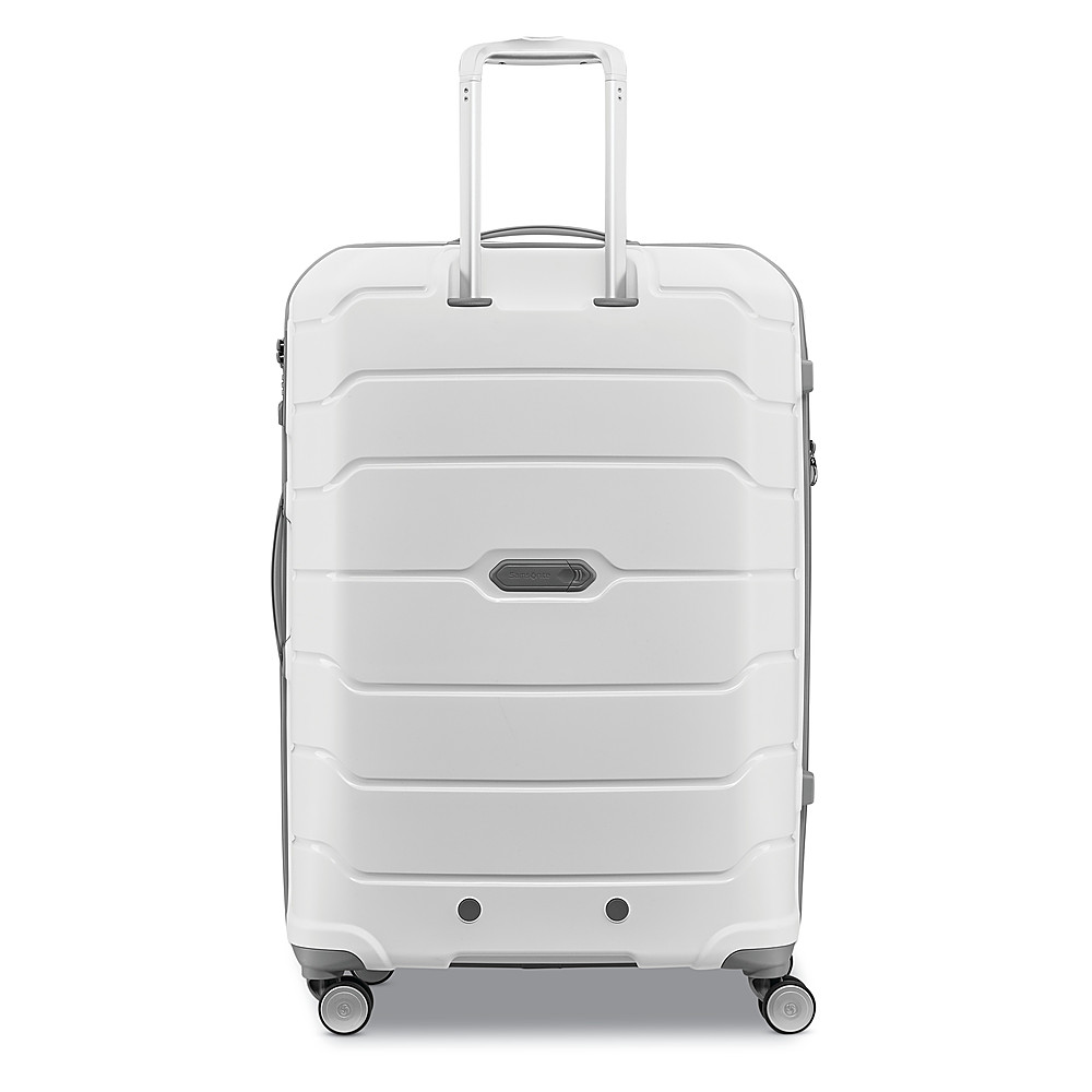 Angle View: American Tourister - Mooonlight 24" Spinner - Rose Gold Solid