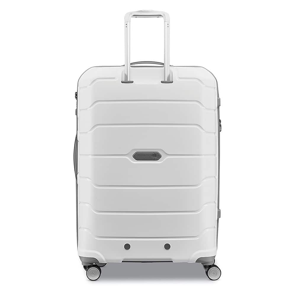 Angle. Samsonite - Freeform 31" Expandable Spinner Suitcase - White.