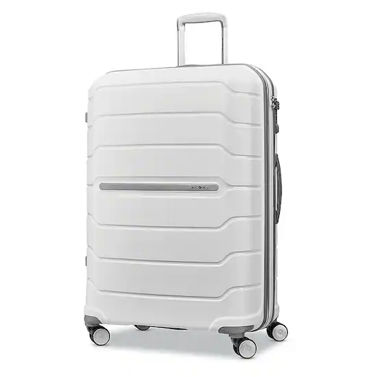 Samsonite Freeform 31 Expandable Spinner Suitcase White 78257 1908 Best Buy
