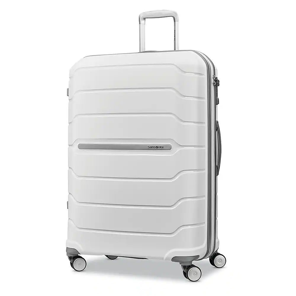 Samsonite - Freeform 28" Expandable Spinner Suitcase - White