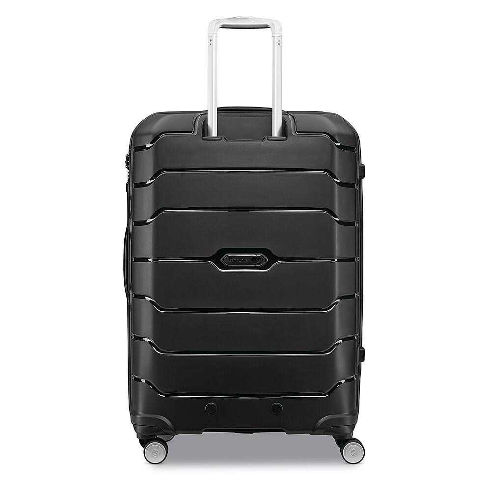 Left. Samsonite - Freeform 28" Expandable Spinner Suitcase - Black.