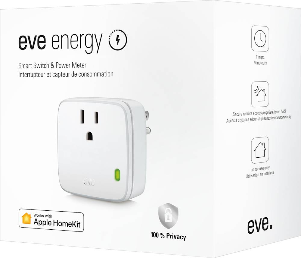 Eve Energy Smart Plug Power Meter White 10027813 Best Buy