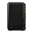 Synology - DiskStation 2-bay External Network Storage (NAS) - Black - Larger Front